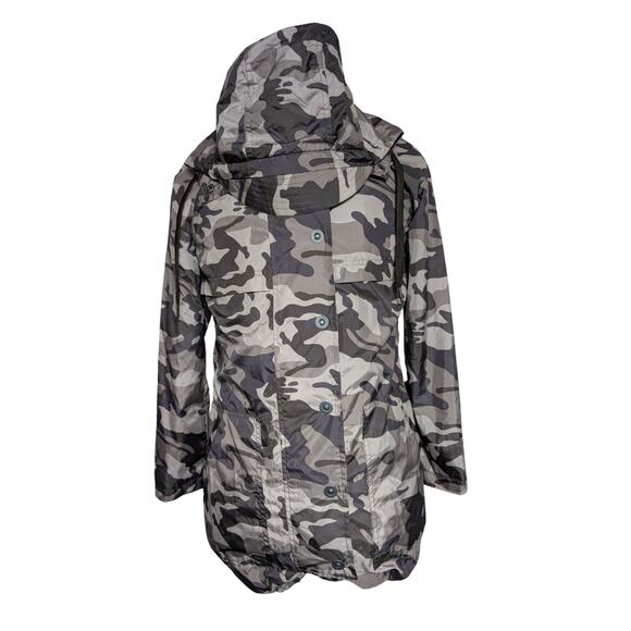 Anorak Classic Camo Hooded Waterproof Jacket Women’s Size XS - Picture 1 of 8